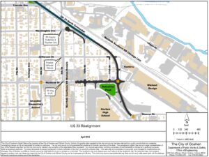 Map - Lincoln to Madison, April 2016
