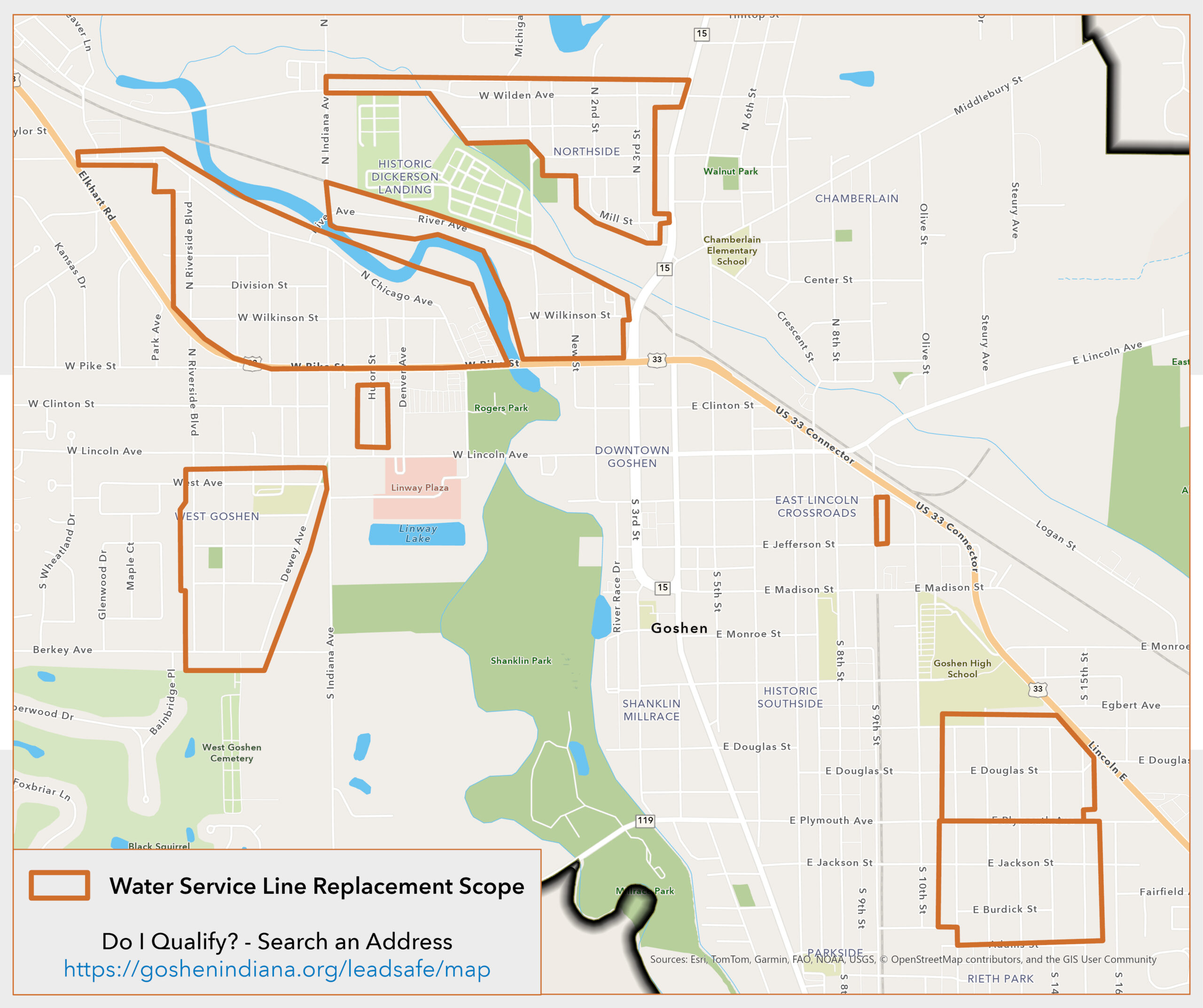 Goshen Seeking Homeowner Permission for Free Water Service Line Replacement