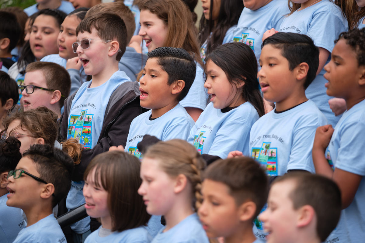 Prairie View and West Goshen Choirs perform at Goshen First Fridays