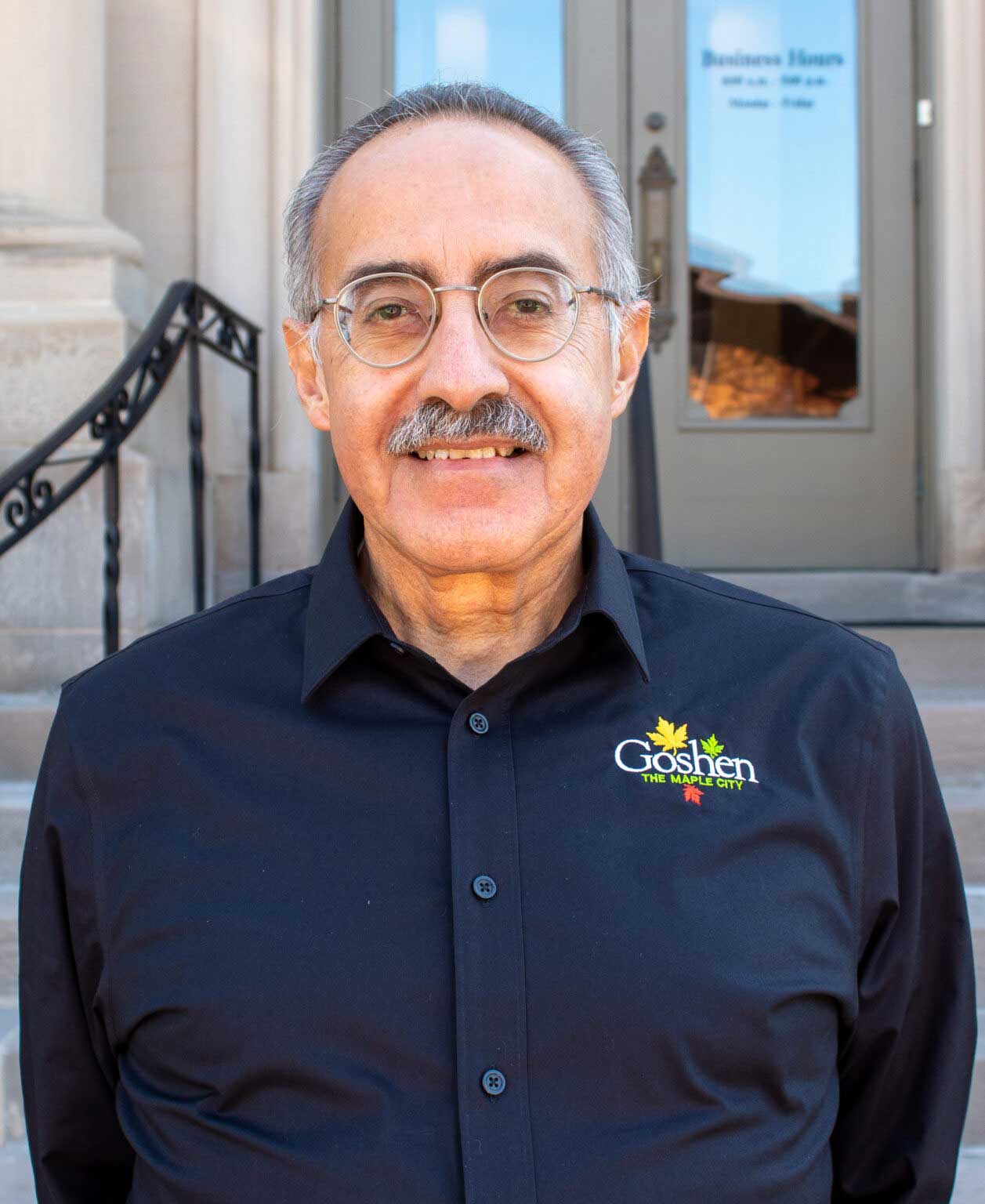 Headshot photo of Richard Aguirre, Goshen's Clerk Treasurer.
