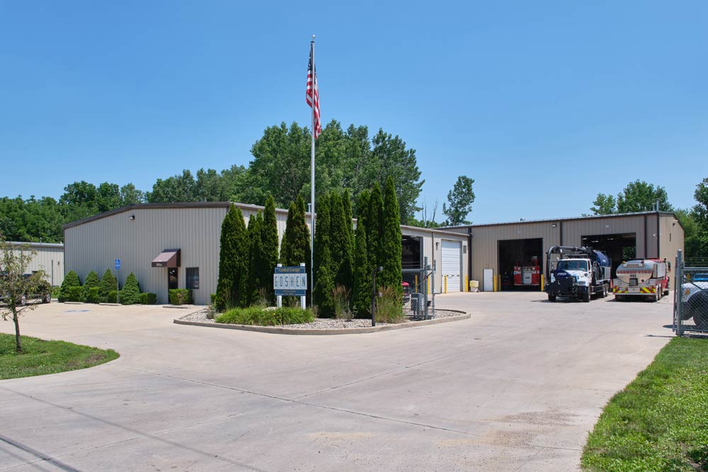 An exterior photo of the department headquarters