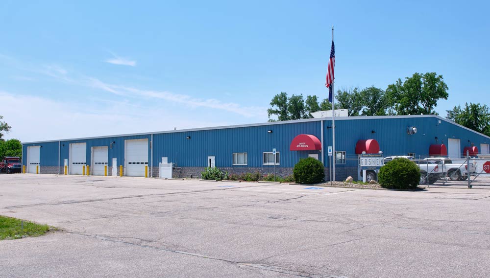 An exterior photo of the department headquarters