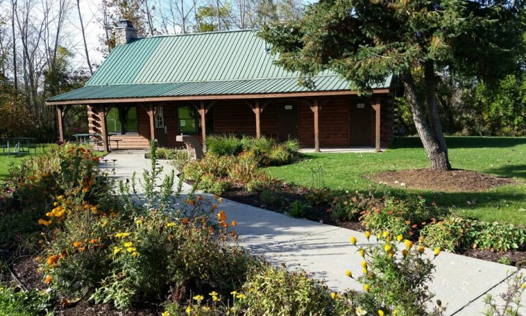 The front of the cabin