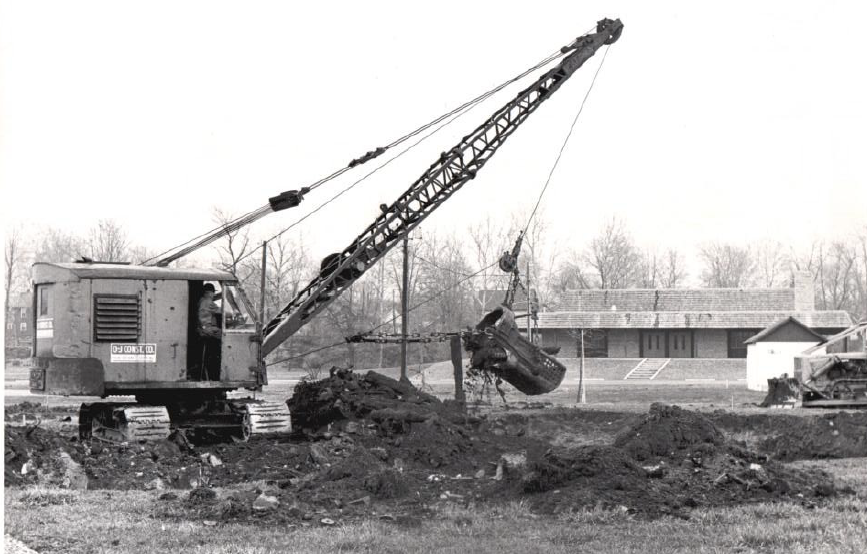Shanklin Pool initial excavation