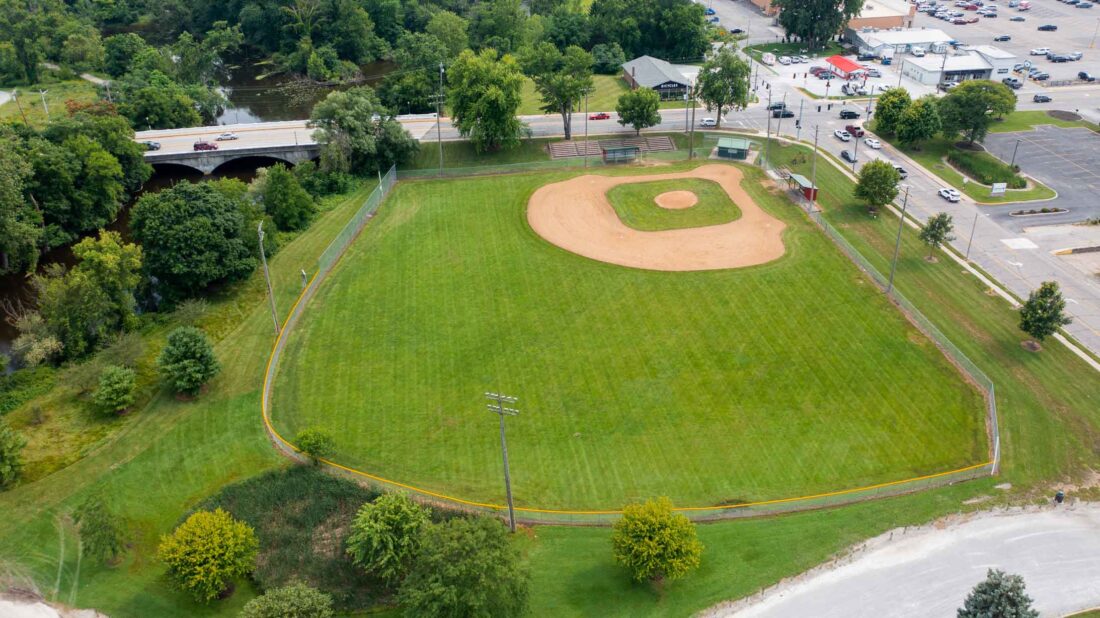 rogers park baseball diamond - gallery image